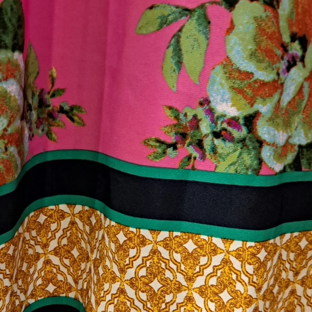 Ellen Tracy Pink Floral Blouse button casual  size 3X - Picture 13 of 13